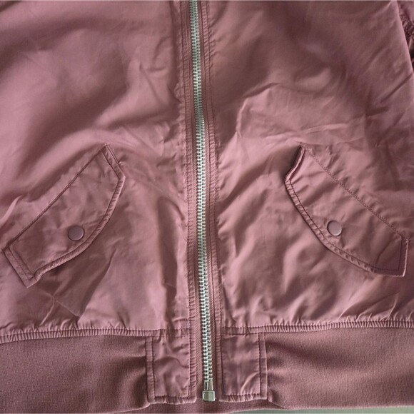 Alpha Industries Nylon Dusty Pink Flight Bomber Jacket Medium - Picture 3 of 15